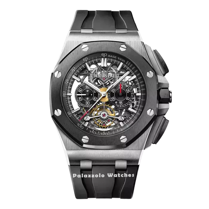 Audemars Piguet Royal Oak Offshore Tourbillon Chronograph Openworked Special Edition - Palazzolo Watches