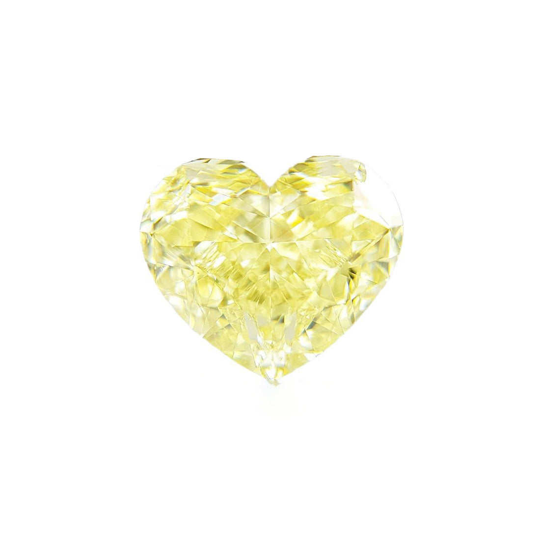 Yellow Natural Diamond - Heart Modified Brilliant - Palazzolo Watches