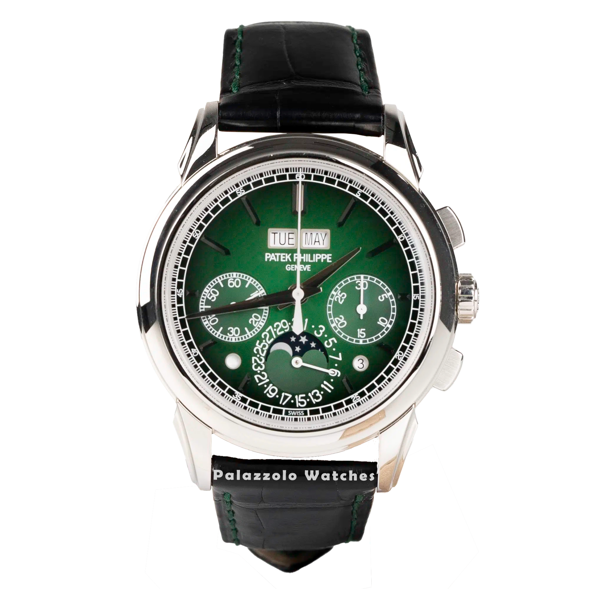 Patek Philippe Grand Complications 5270P Platinum with Green Dial - Palazzolo Watches