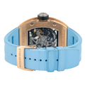 Richard Mille RM010 Rose Gold with Blue Strap - Palazzolo Watches