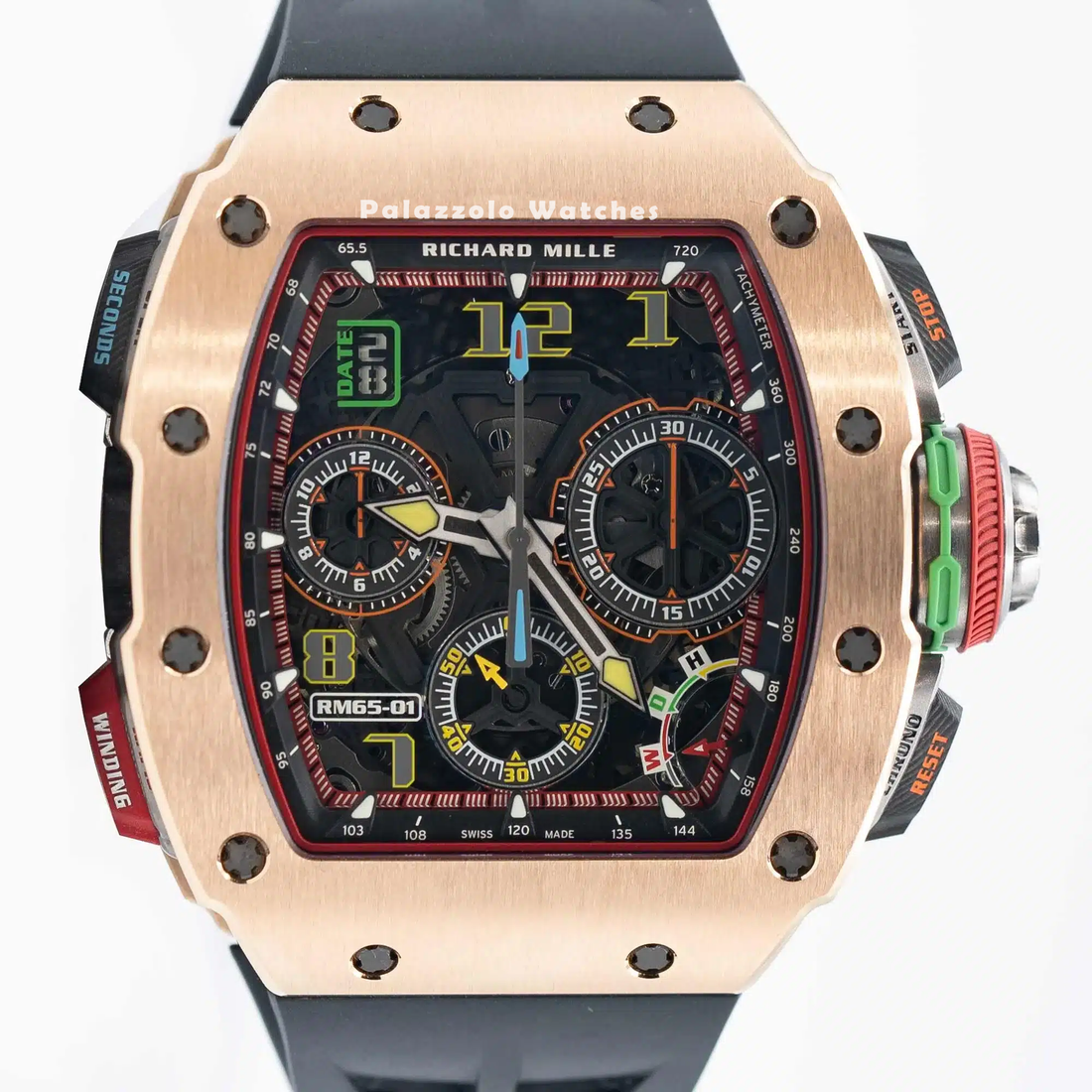 Richard Mille RM 65-01 Rose Gold & Carbon - Palazzolo Watches