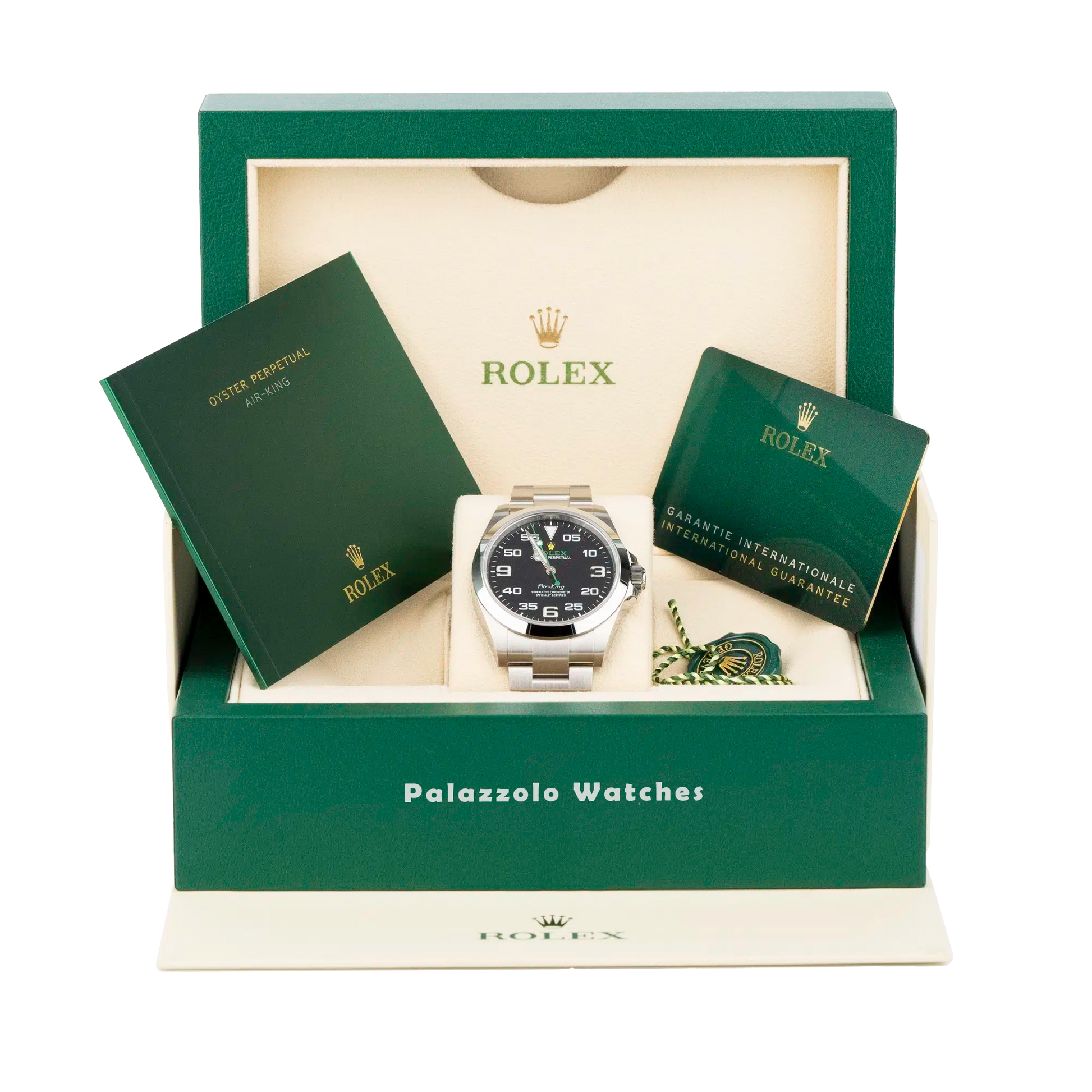 Rolex Air King with 40mm Black Dial - Palazzolo Watches