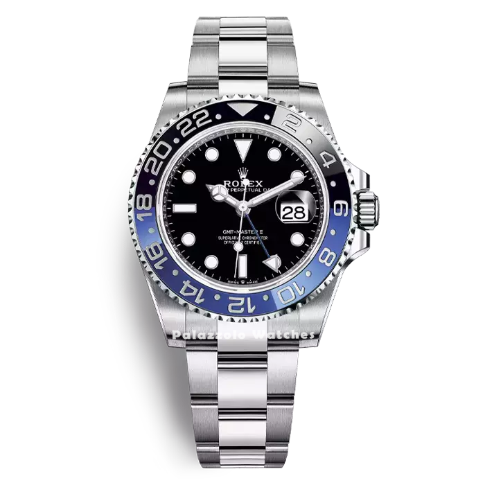 Rolex GMT Master II Batman with Oyster bracelet - Palazzolo Watches