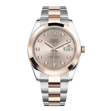 Rolex Datejust 41 Two Tone Sundust Diamond dial - Palazzolo Watches