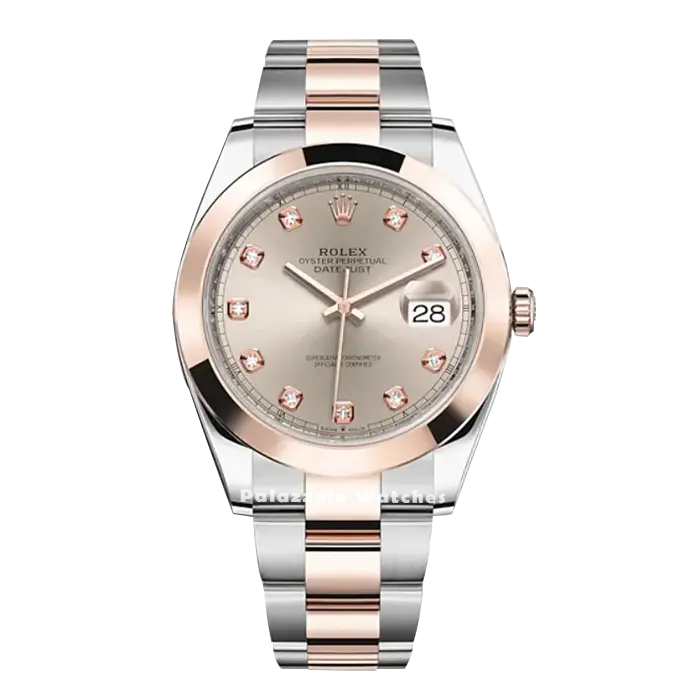 Rolex Datejust 41 Two Tone Sundust Diamond dial - Palazzolo Watches