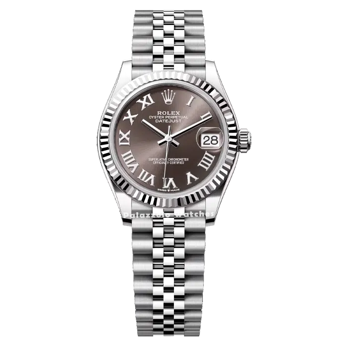 Rolex Datejust 31 Dark Grey Roman Dial and Jubilee Bracelet - Palazzolo Watches