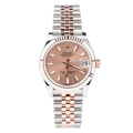 Rolex Datejust 31 Rosé Dial Everosegold with Jubilee Bracelet & Fluted Bezel - Palazzolo Watches