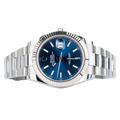 Rolex Datejust 41mm Blue dial Fluted Bezel Ref. 126334 - Palazzolo Watches