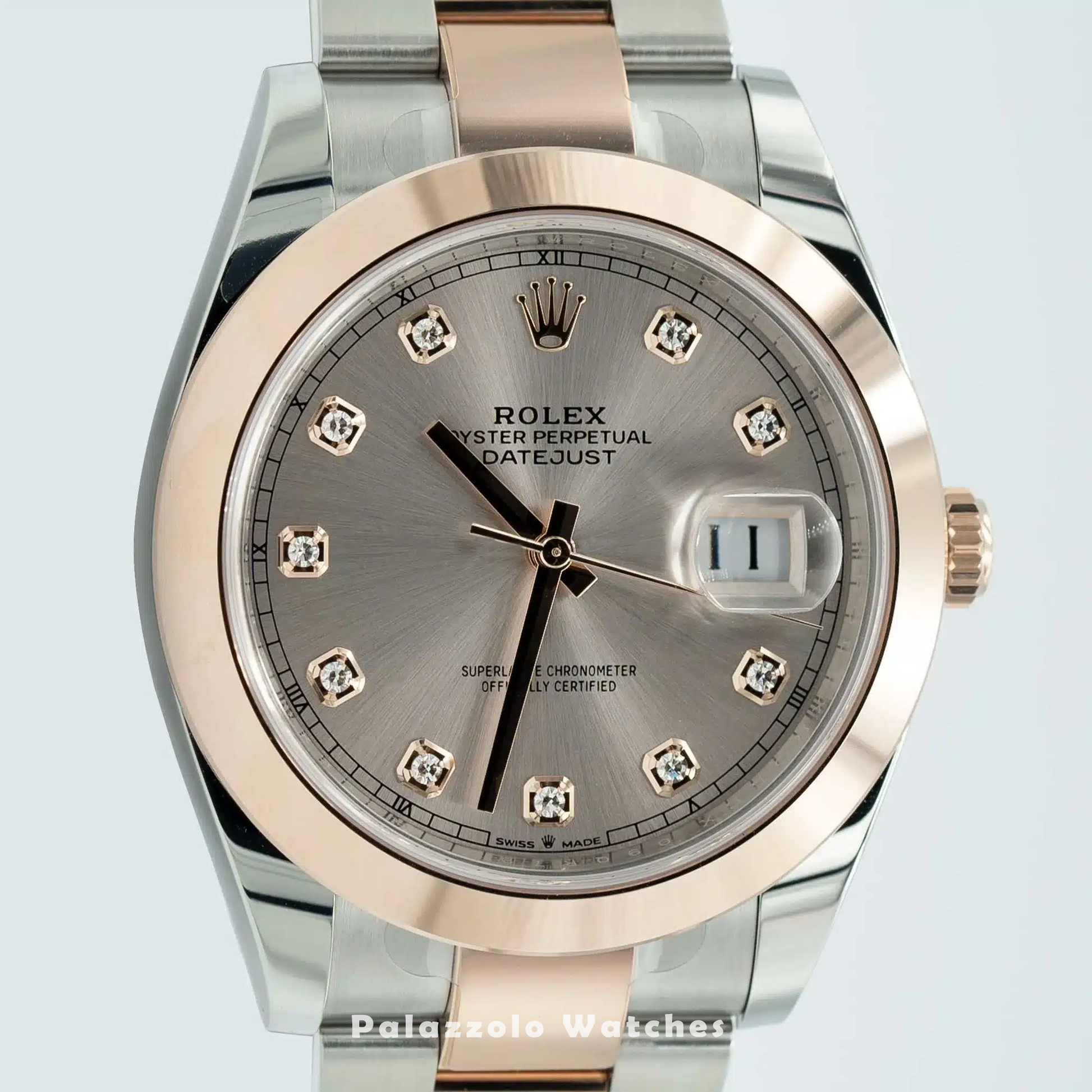 Rolex Datejust 41 Two Tone Sundust Diamond dial - Palazzolo Watches