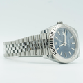 Rolex Datejust 41 Blue Dial with Fluted Bezel and Jubilee Bracelet - Palazzolo Watches