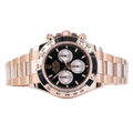 Rolex Daytona Rose Gold Black Dial with Sundust Sub Dials - Palazzolo Watches