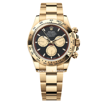 Rolex Daytona Yellow Gold Black Dial Paul Newman - Palazzolo Watches