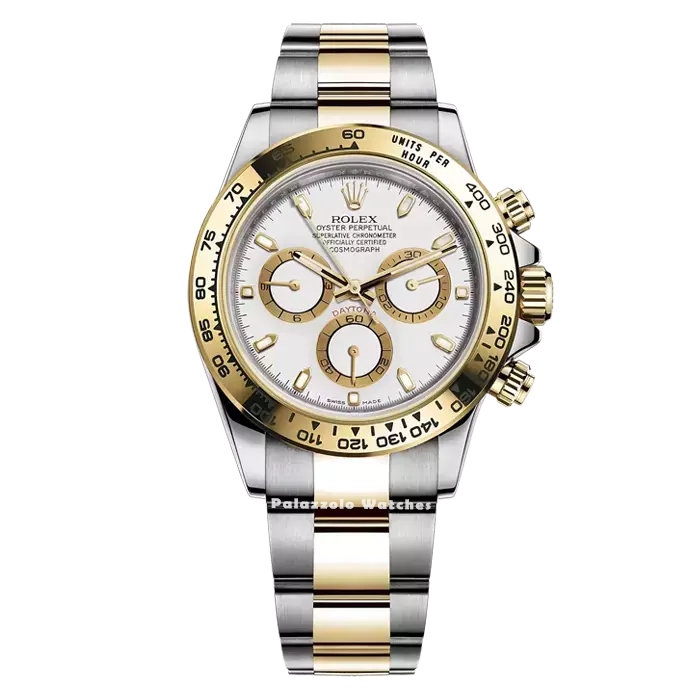 Rolex Daytona Two Tone with White Dial - Palazzolo Watches