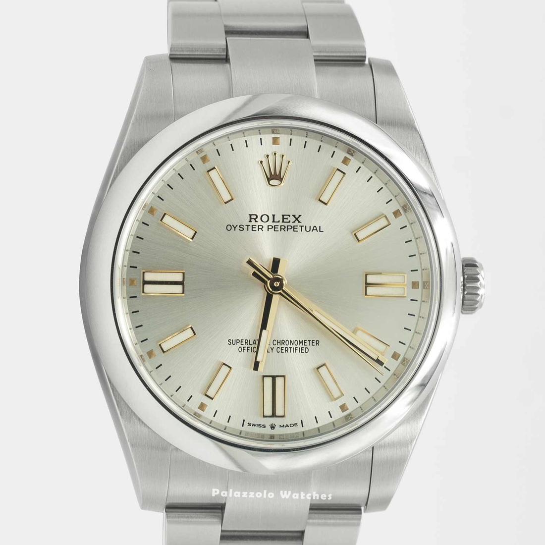 Rolex Oyster Perpetual 41 with Silver Dial & Oyster Bracelet - Palazzolo Watches