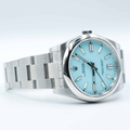 Rolex Oyster Perpetual Tiffany Turquoise Blue dial 124300 - Palazzolo Watches