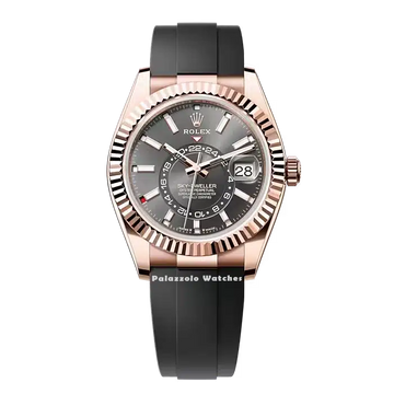 Rolex Sky Dweller Rose Gold with Slate Dial - Palazzolo Watches