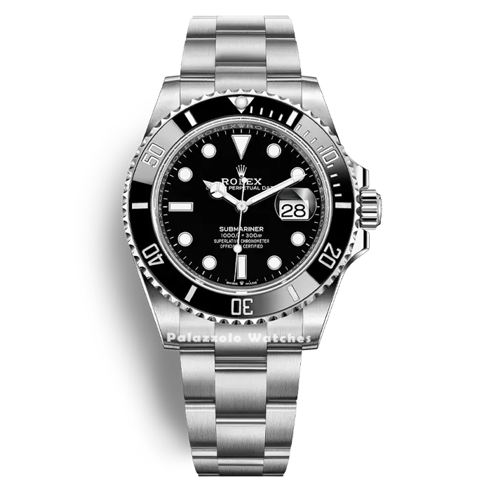 Rolex Submariner Date 41mm with Black Ceramic Bezel - Palazzolo Watches